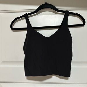 lululemon athletica Black crop tank
